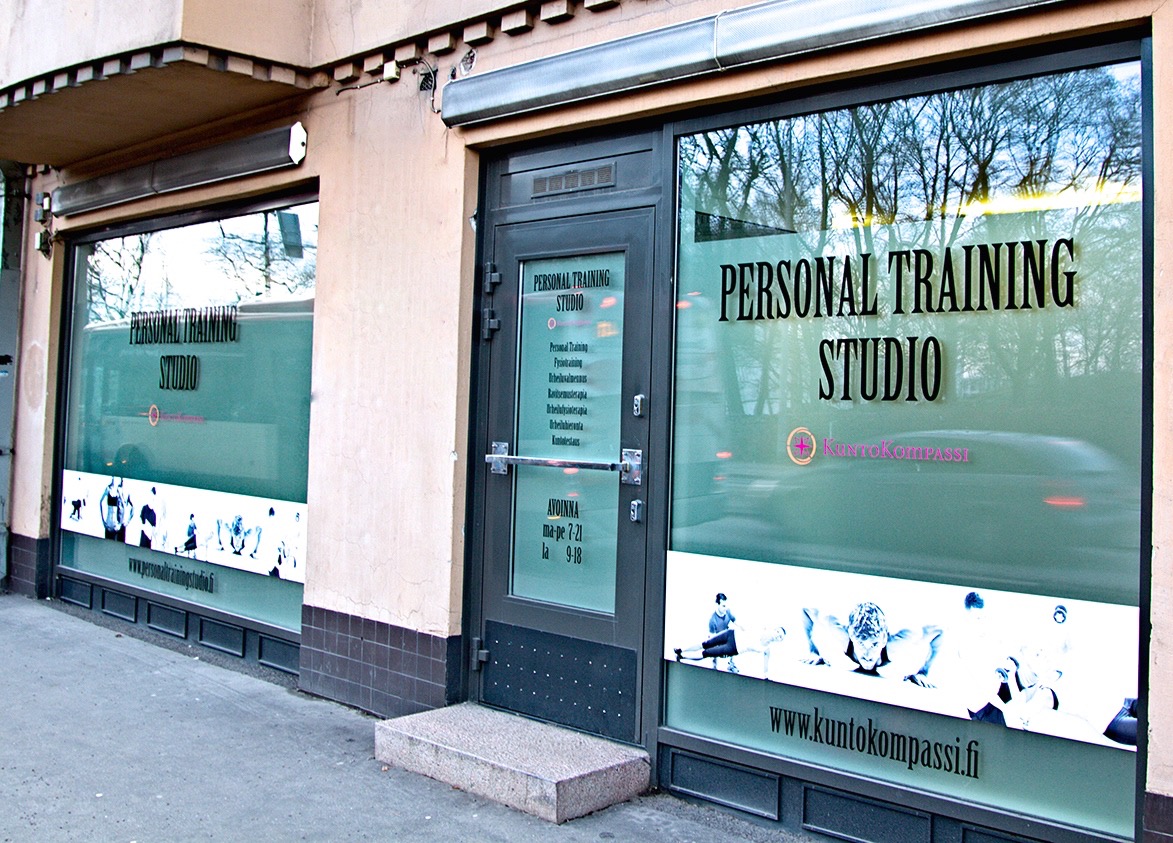 personal training studio ikkuna
