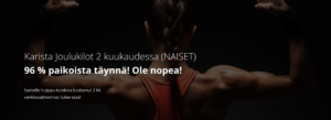 Karista joulukilot 2kk naiset