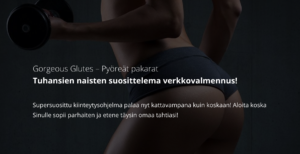 pyöreät pakarat verkkovalmennus