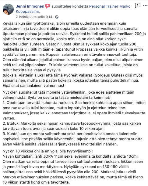 pyöreät pakarat kokemuksia