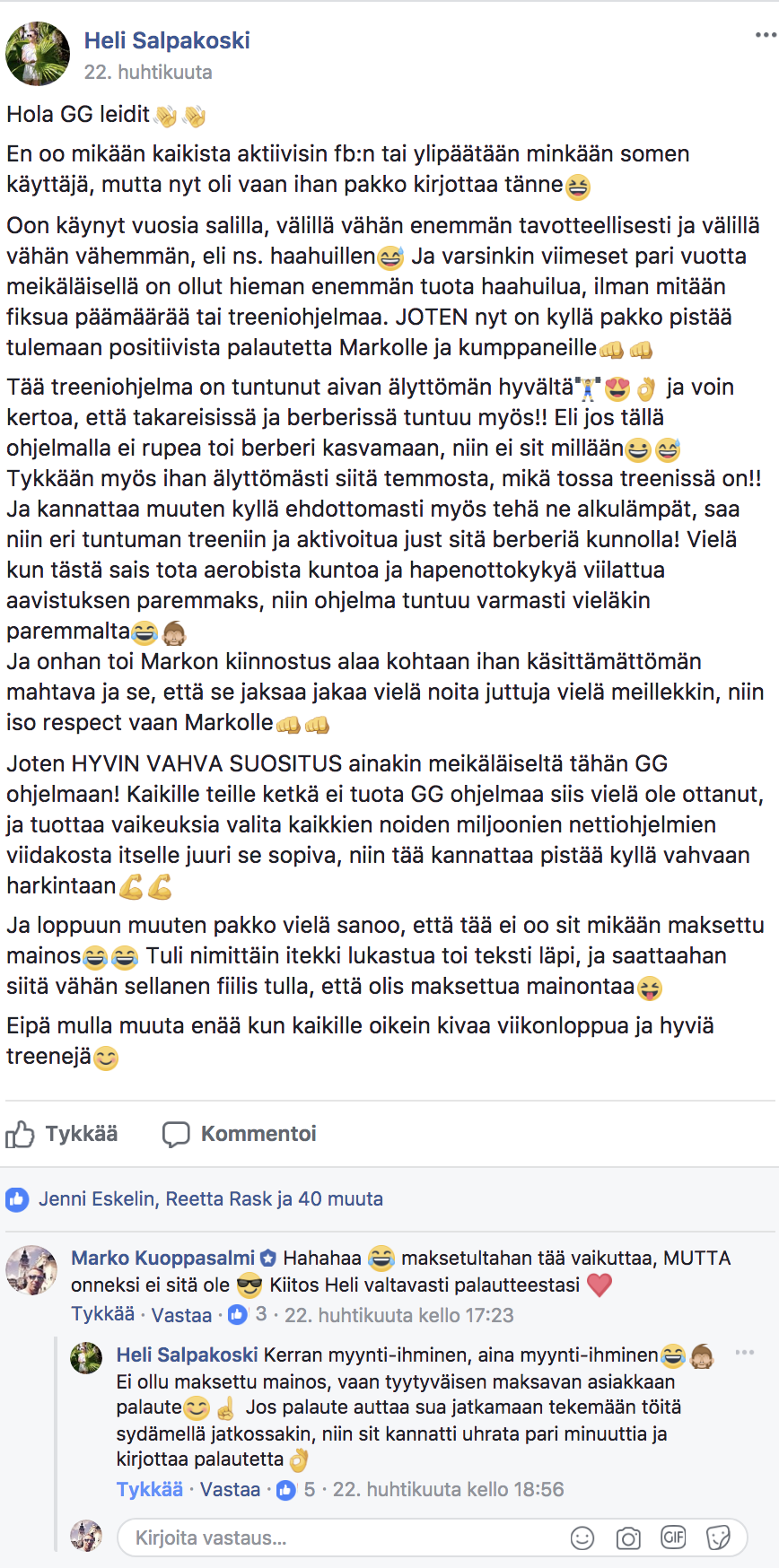 pyöreät pakarat kokemuksia