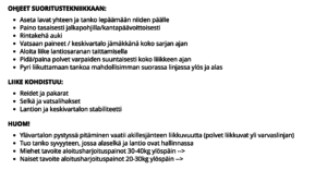 kuntosaliharjoittelun vuosivalmennus