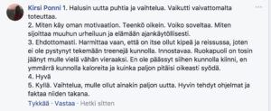 kuntosaliharjoittelun vuosivalmenunnus kokemuksia
