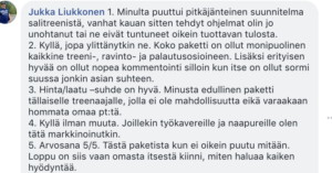 kokemuksia kuntosaliharjoittelun vuosivalmenus