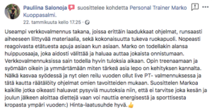 kuntokompassi verkkovalmennus kokemuksia