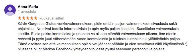 kuntokompassi verkkovalmennus kokemuksia