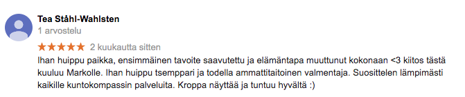 kuntokompassi verkkovalmennus kokemuksia