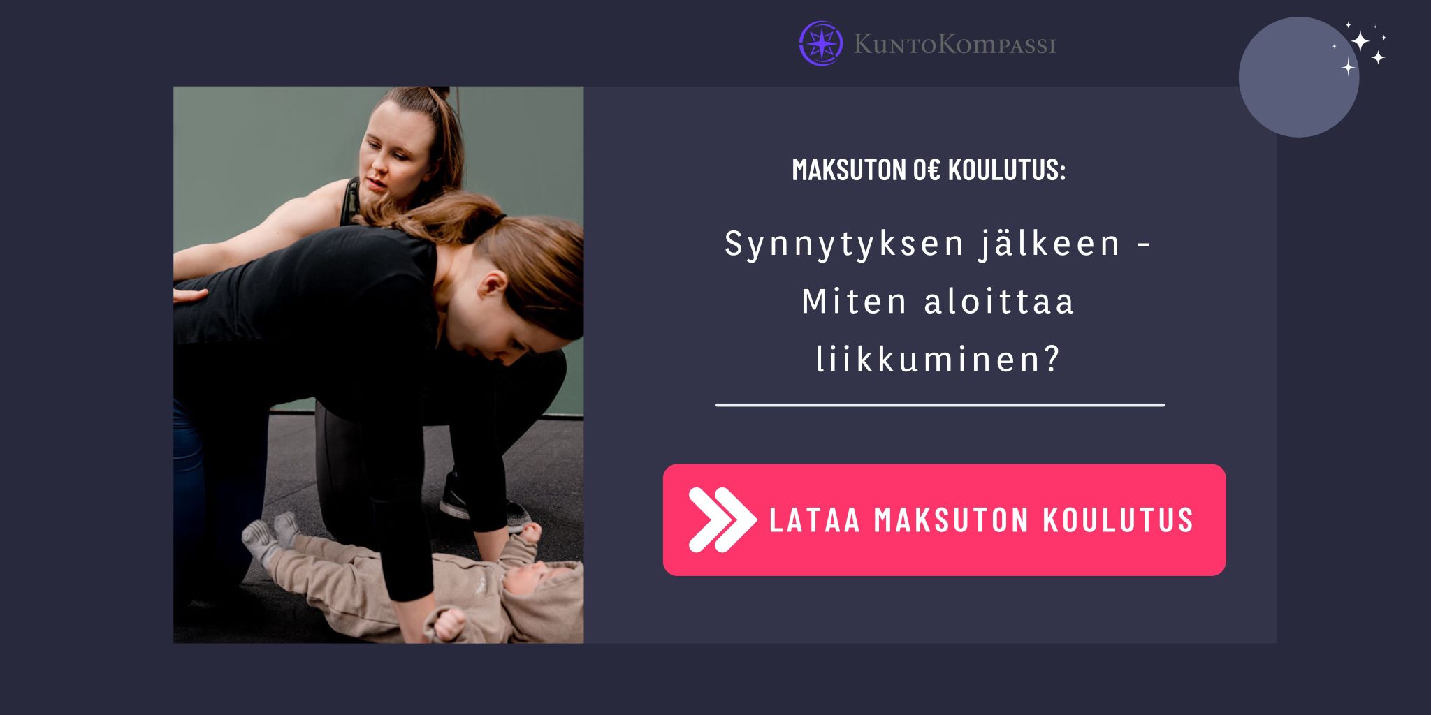 Liikunta synnytyksen jälkeen maksuton koulutus